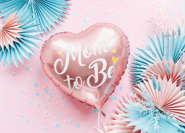 Folienballon 'Mom to be' rosa 35cm