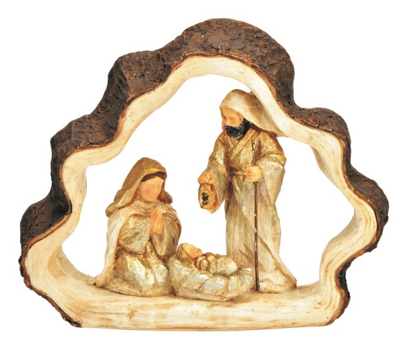 Krippenszene "Geburt Jesu" H17cm