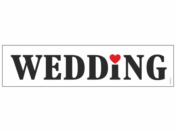 Autoschild WEDDING