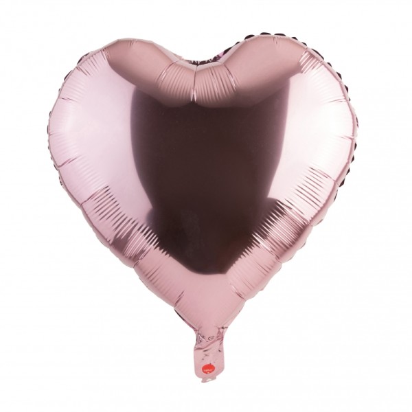 Folienballon Herz roségold 45 cm
