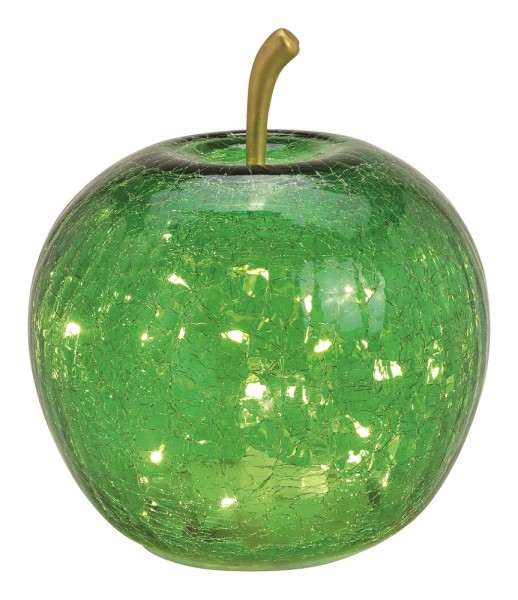 LED Leuchtdeko Apfel grün17cm