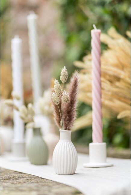 Mini Vase salbeigrün 8,5cm Ø 4,5cm
