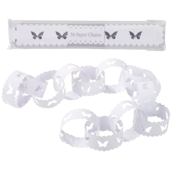 Papierkette Schmetterling