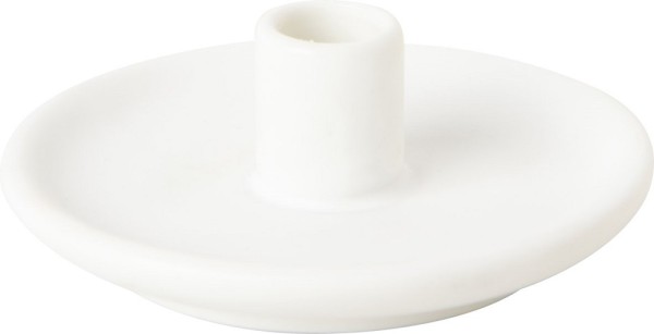 Kerzenhalter für dünne Kerzen Ø1,3 cm weiß