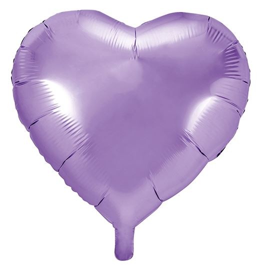Folienballon Herz lila 45 cm