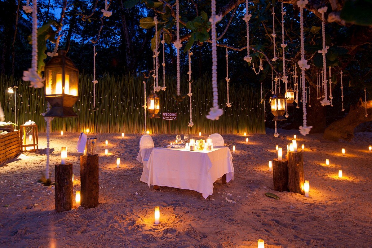 Heiraten in Khao Lak - Strandhochzeit - Dinner at night