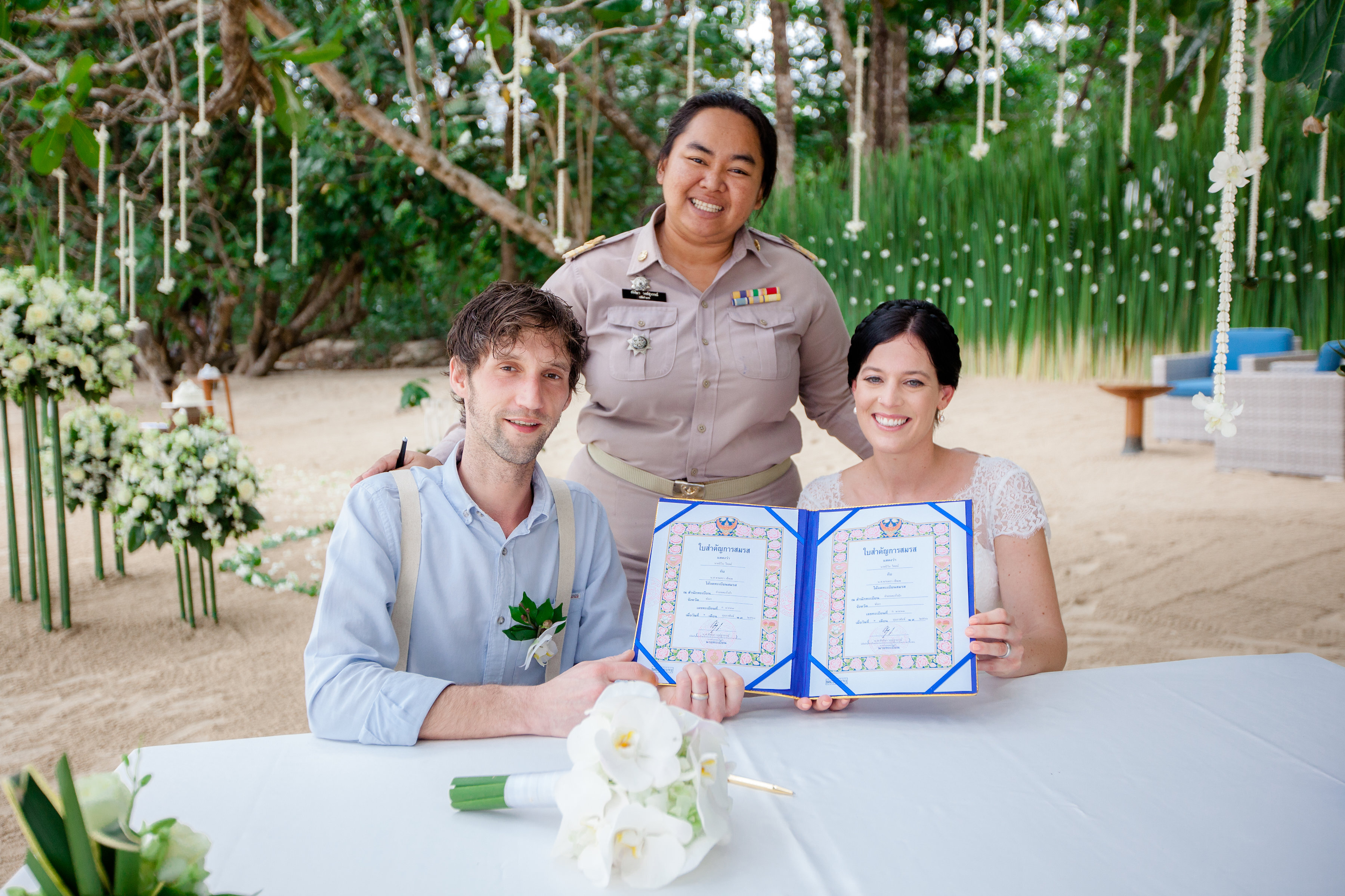 Heiraten in Khao Lak - Strandhochzeit - Urkunde