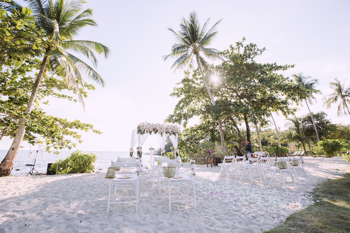 Heiraten auf Koh Kood - Set up Strand