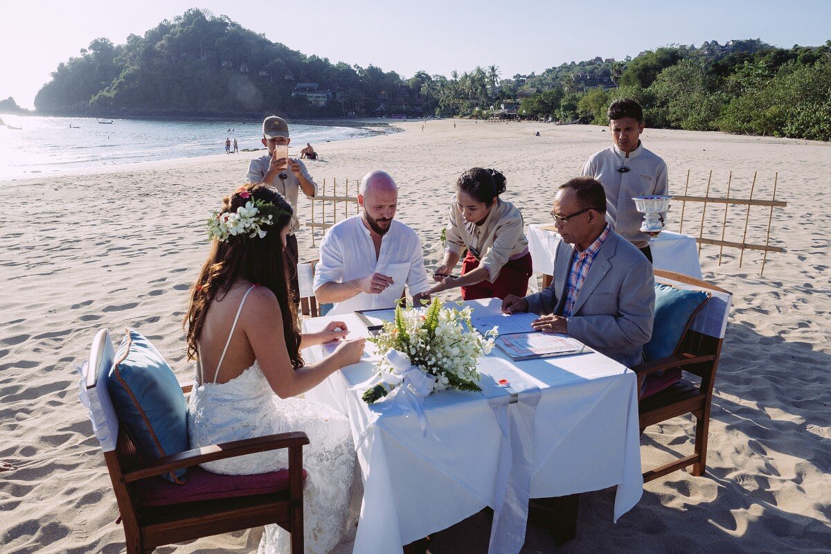 Hochzeit auf Koh Lanta - Strandhochzeit - Standesamtliche Trauung