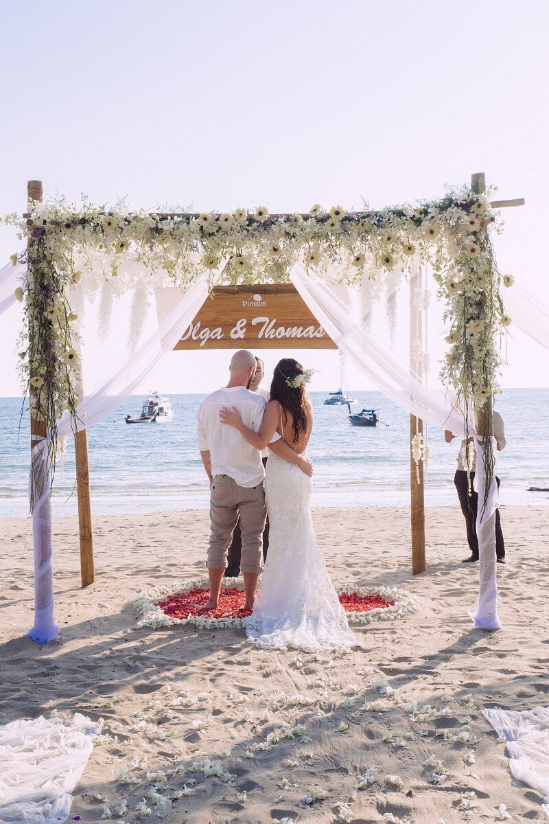 Hochzeit auf Koh Lanta - Strandhochzeit - Trauung