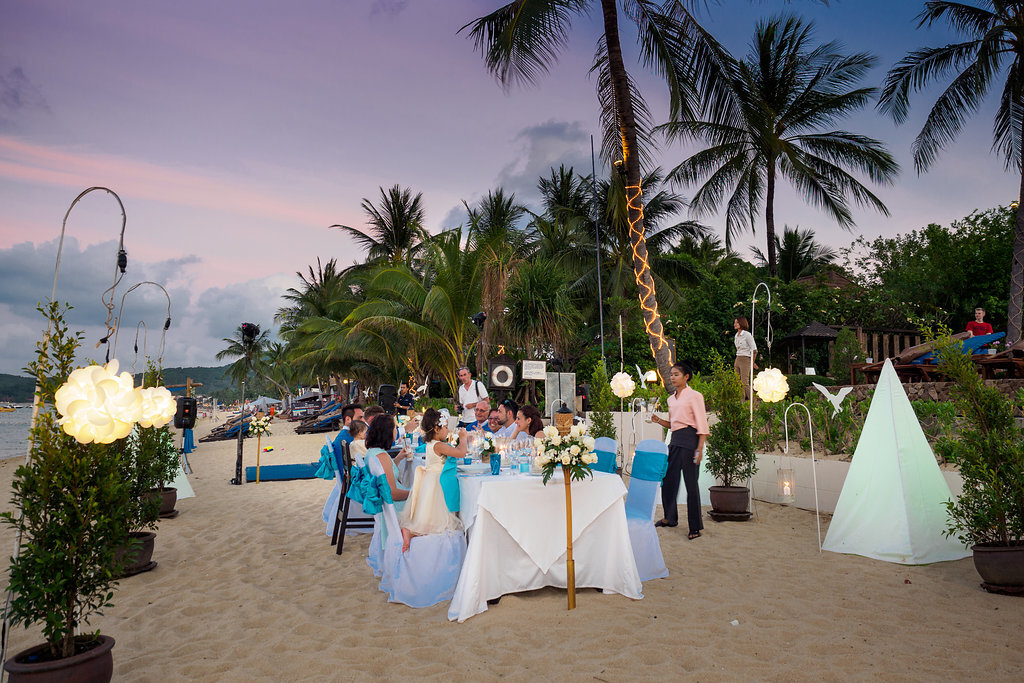 Heiraten in Thailand auf Koh Samui_Abendstimmung am Strand