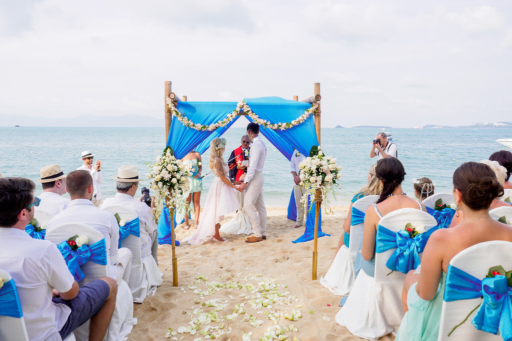 Heiraten auf Koh Samui - Traung am Strand