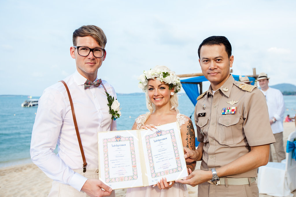Heiraten auf Koh Samui - Standesamtlich verheiratet am Strand