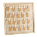 G&auml;stebuch Rahmen mit Leine &amp; Anh&auml;nger