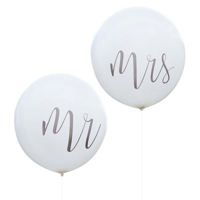 Riesenluftballons MR &amp; MRS