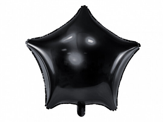 Folienballon Stern 48 cm  Schwarz