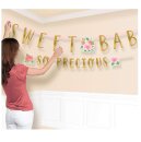 XXL Girlande Floral Baby Party Sweet Girl