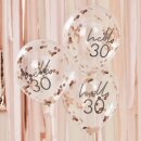 Konfetti Ballons Geburtstag hello 30