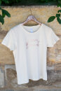 JGA T-Shirt TEAM BRAUT rosegold  Creme L (Large)