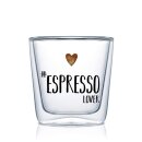 Doppelwandiges Glas Espresso Lover 0,1L