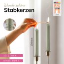 Stabkerzen salbei 10 St&uuml;ck