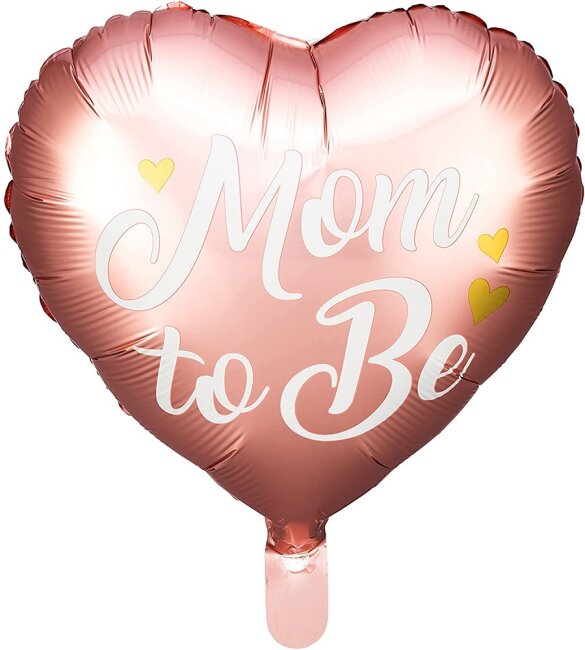 Folienballon Mom to be rosa 35cm
