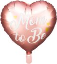 Folienballon Mom to be rosa 35cm
