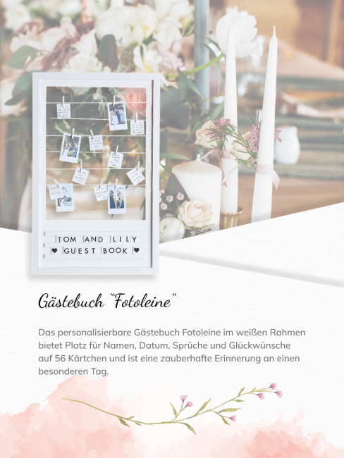 Mareli Gästebuch In Weiß, 20x20 Cm – Elegant Für Hochzeiten, Geburtstage & Besondere Anlässe