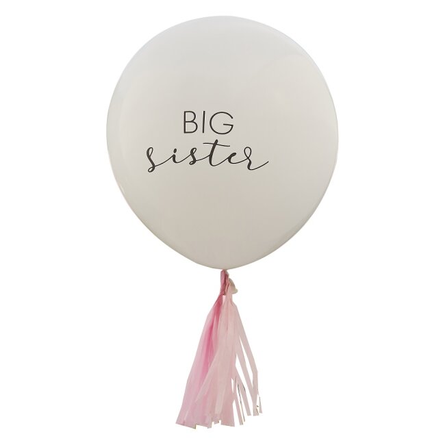 Luftballon Big Sister rosa