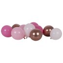 Luftballons rosa pink ros&eacute;gold &amp; wei&szlig;...