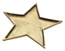 Dekoteller Stern gold Ø 35cm