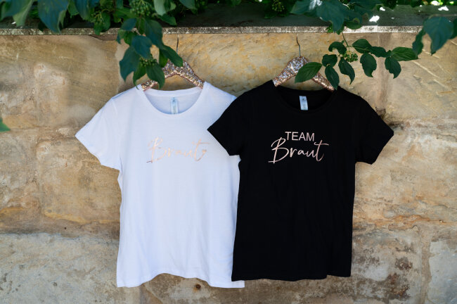 JGA T-Shirt BRAUT rosegold