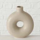 Donut Vase taupe H 20cm
