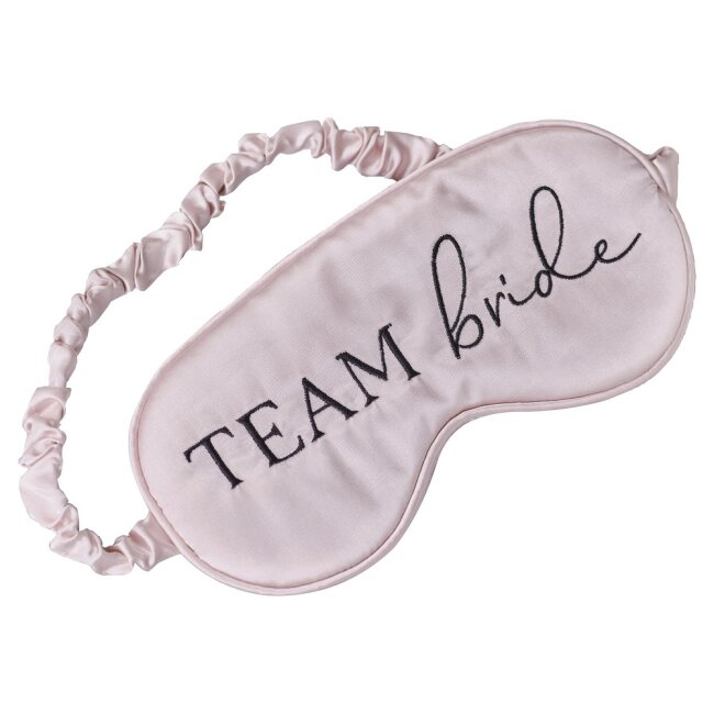 Schlafmaske Team Bride rosa