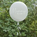 XXL Ballon Mummy to be salbei gr&uuml;n &Oslash; 81cm