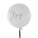 XXL Luftballon MRS wei&szlig; &Oslash; 91cm