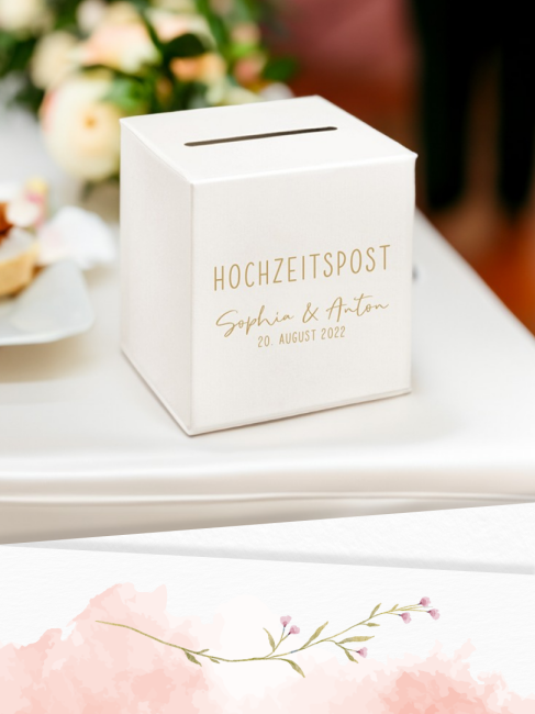 Briefbox Hochzeitspost personalisiert