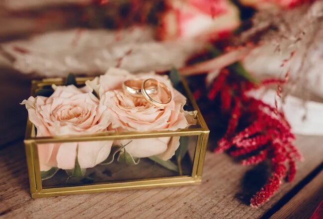 Ring-Box aus Glas personalisierbar unpersonalisiert