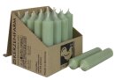 Kurze Stabkerzen 10cm Ø 2,2 cm 25 Stück salbei