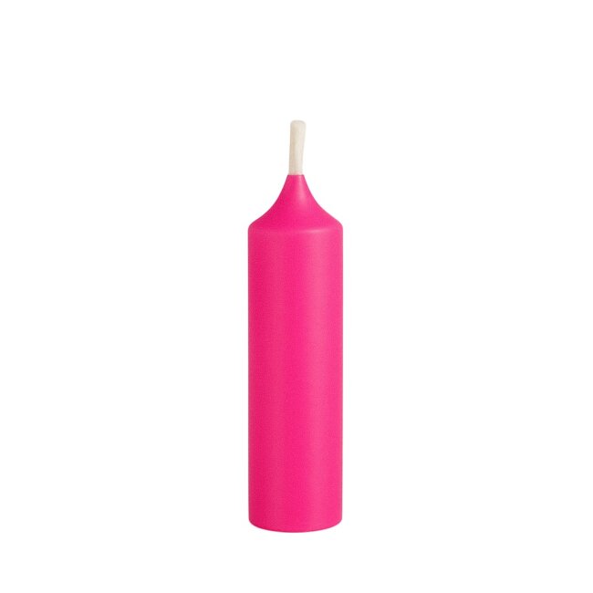 Kurze Stabkerzen 10cm &Oslash; 2,2 cm 25 St&uuml;ck pink