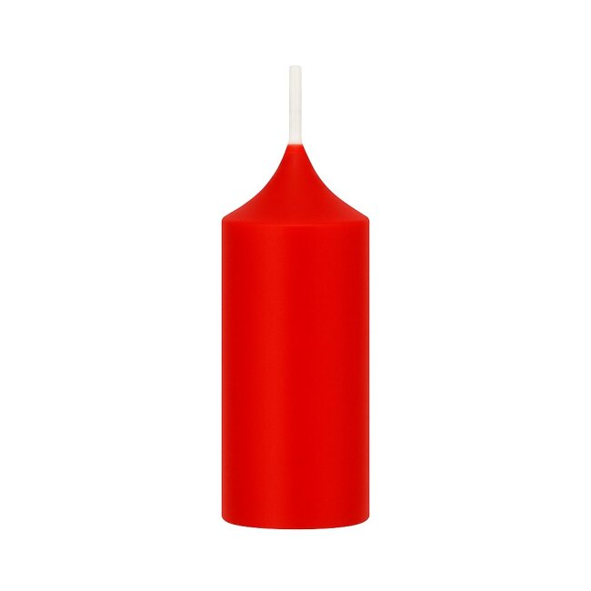 Kurze Stabkerzen 10cm &Oslash; 2,2 cm 10 St&uuml;ck rot
