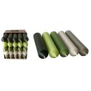 25 kurze Stabkerzen Gr&uuml;n-Mix durchgef&auml;rbt 10cm...
