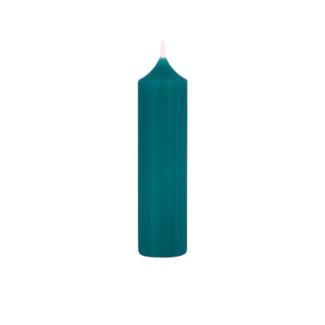 Kurze Stabkerzen 10cm &Oslash; 2,2 cm 10 St&uuml;ck ozeanblau