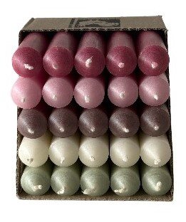 25 kurze Soft-Garden-Mix durchgef&auml;rbt 10cm &Oslash; 2,2cm