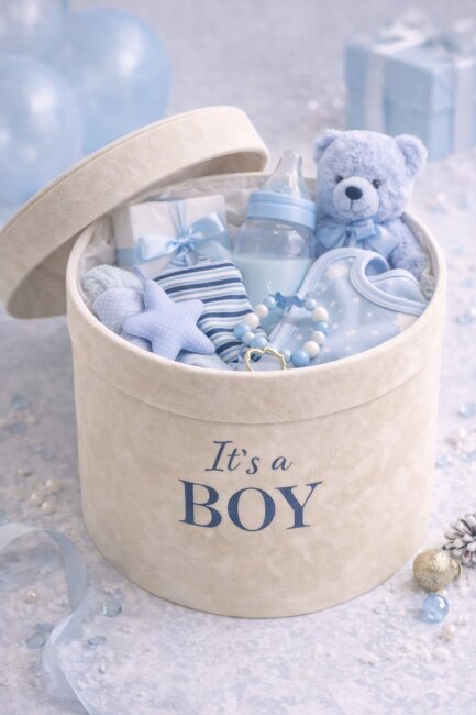 Edle Blumenschachtel aus Samt &ndash; 3er-Set