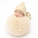 Schl&uuml;sselanh&auml;nger schlafendes Baby mit...