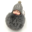 Schl&uuml;sselanh&auml;nger schlafendes Baby mit...