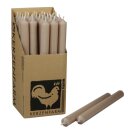 Stabkerzen extra lang taupe 10 St&uuml;ck L&auml;nge 25cm