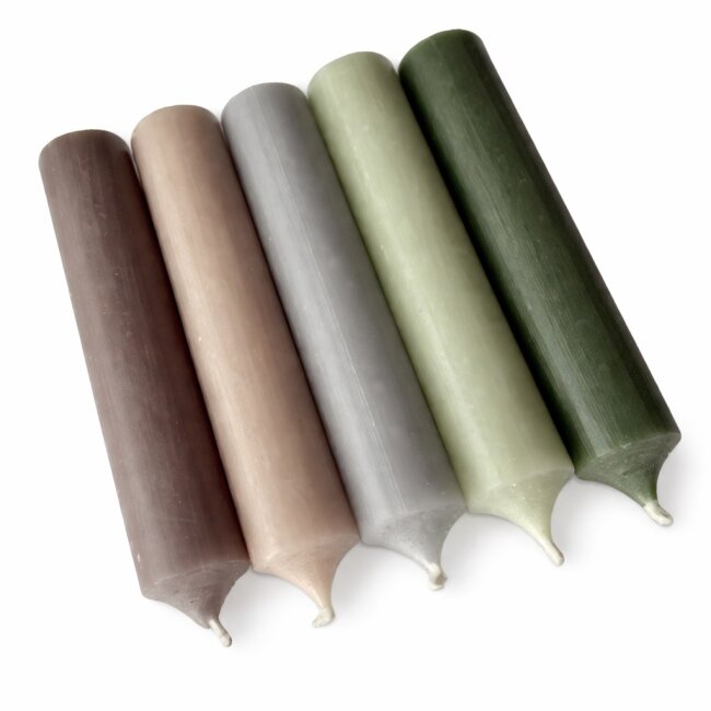 25 kurze Pure-Nature-Mix durchgef&auml;rbt 10cm &Oslash; 2,2cm