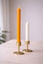 Stabkerzen extra lang apricot 10 St&uuml;ck L&auml;nge 25cm